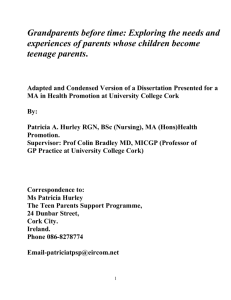 Abstract - Teen Parents Support Programme