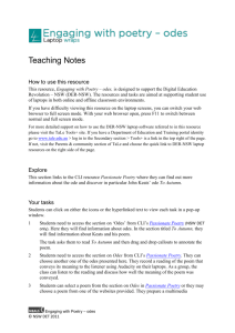 Teaching notes - NSW Department of Education