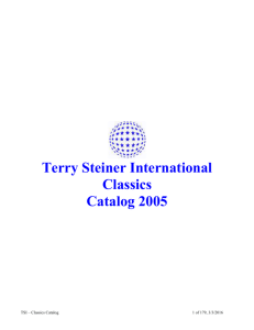 Terry Steiner International, Inc.
