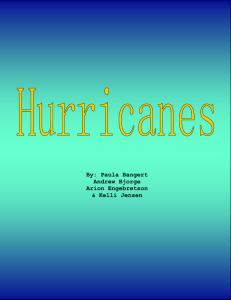 Hurricanes - 5th grade