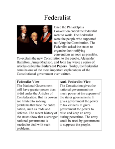 Federalist and Anti