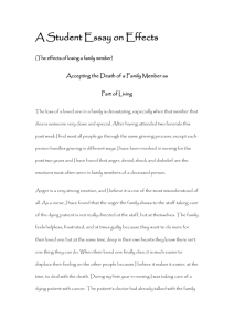 A Student Essay on Effects