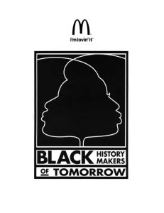McDonald`s Black History Makers of Tomorrow
