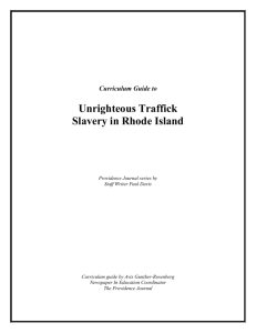 Rhode Island and the Slave Trade
