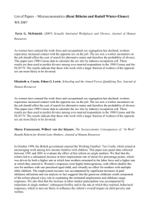 List of Papers – Microeconometrics (René Böheim und Rudolf