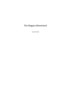 Niagara Movement - The Monroe Fordham Regional History Center