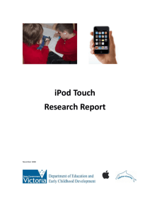 iPod Touch Research Report