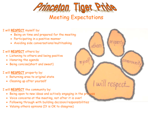 Staff Meeting Expectations Princeton.doc