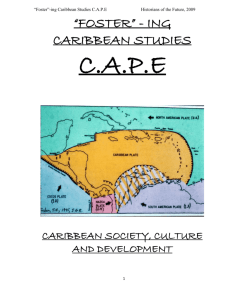 CARIBBEAN STUDIES finished product.doc