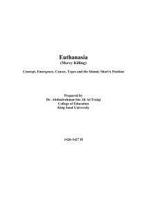 Euthanasia
