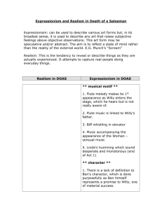 Expressionism and Realism in Death of a Salesman