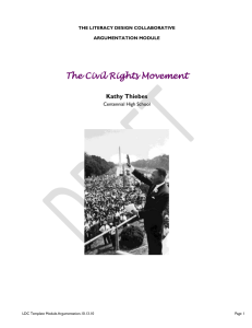 The Civil Rights Movement - R