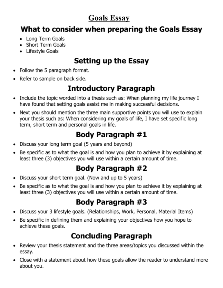 goal-setting-essay-examples