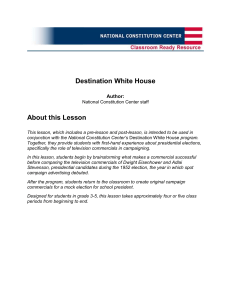 Destination White House: Grades 3 – 5 [.doc]