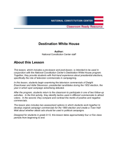 Destination White House: Grades 9 – 12 [.doc]