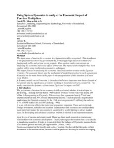 Using System Dynamics to analyse the Economic Impact of