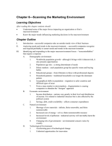 Chapter 6—Scanning the Marketing Environment