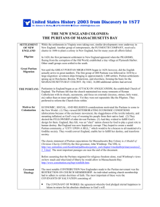 The New England Colonies - Online