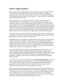 Fahrenheit 451 Essay Thesis What Is Magic Realismdoc English 101 Essay also High School Graduation Essay Mr Levy Ap English Chronicle Of A Death Foretold Essay Pts The Importance Of English Essay