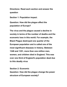 Affects of the plague .doc