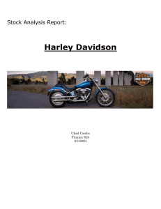 Harley Davidson - Fisher College of Business