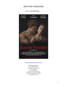 BEYOND PARADISE a J.J. ALANI film http://beyondparadisemovie