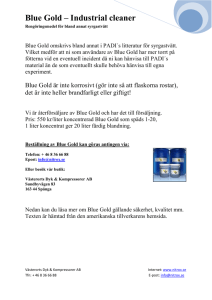 Blue Gold – Industrial cleaner Rengöringsmedel