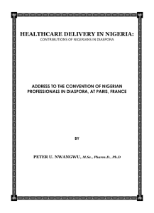 healthcare delivery in nigeria