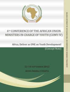 4 th Conference of the African Union Ministers