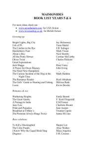 book list for book ballot