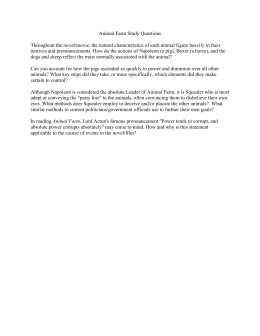 Animal farm essay question