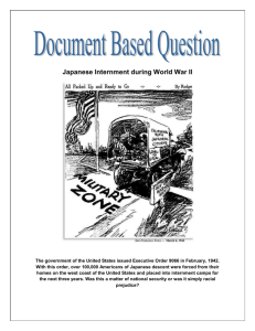 8DBQ Japanese Internment: National Security or
