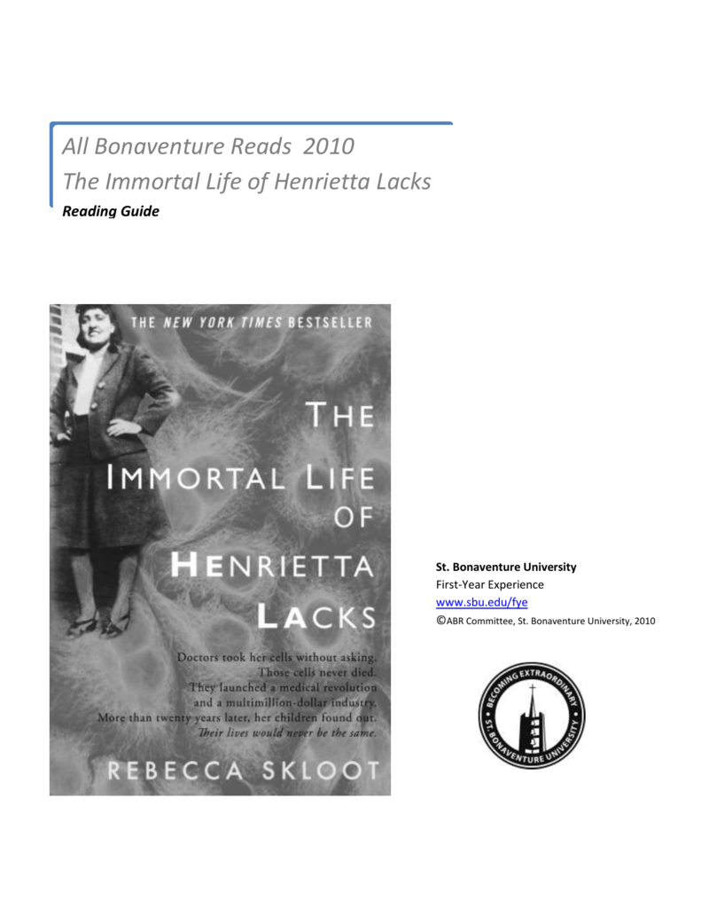 the immortal life of henrietta lacks study guide answers