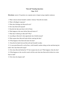 “Beowulf” Reading Questions