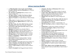 African American Booklist