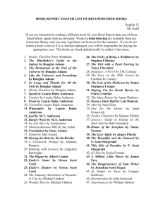 Book Report Master List of Books.doc