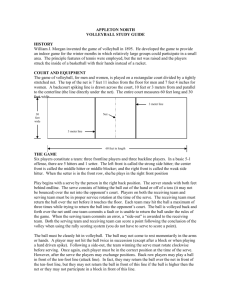 Volleyball study guide