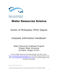 Water Resource Policy and Management