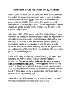 Interpretation of “Ode on a Grecian Urn” by John Keats