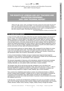 the rights of lesbian and gay teachers