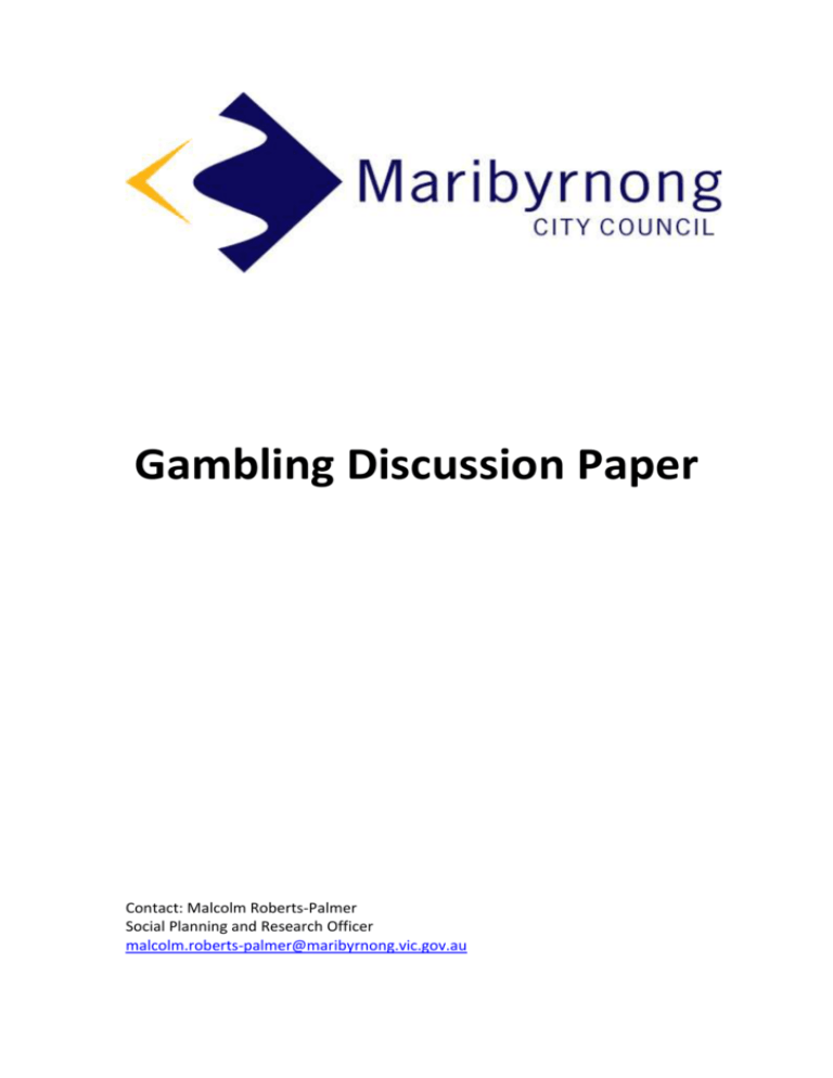 gambling research paper