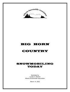THE TRUTH ABOUT SNOWMOBILING - Tri