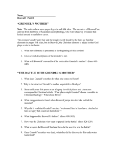 Beowulf Questions on the reading.doc