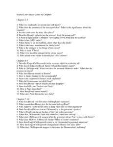 Scarlet Letter Study Guide by Chapters