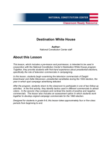 Destination White House: Grades 6 – 8 [.doc]