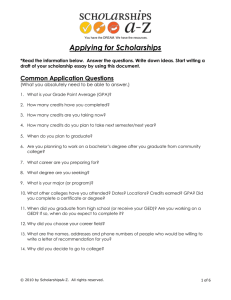 Applying for Scholarships (Word Doc) - ScholarshipsA-Z