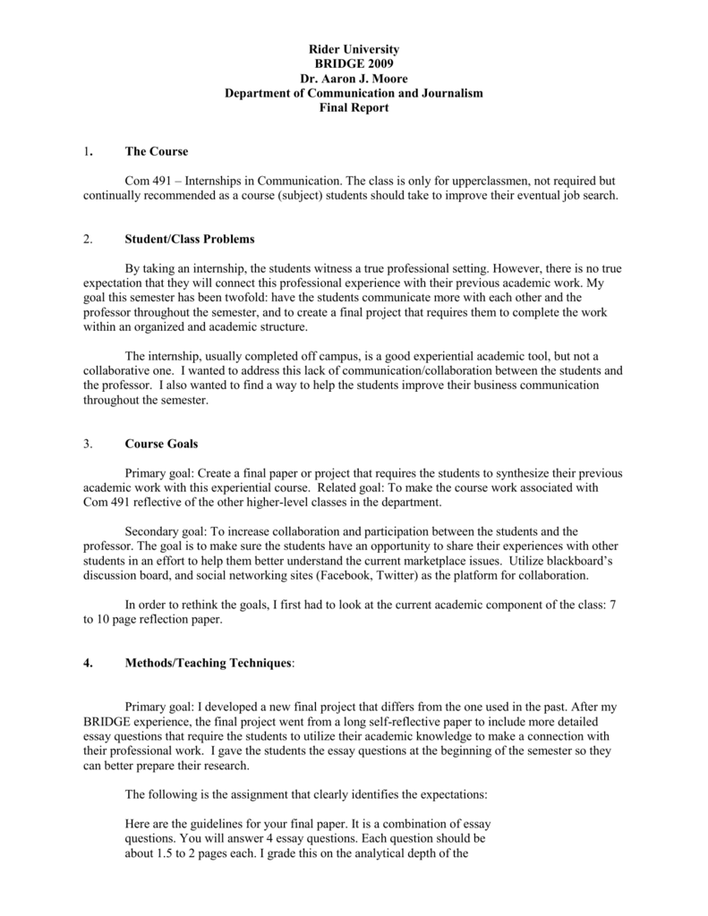 how to write a reflection paper on a case study