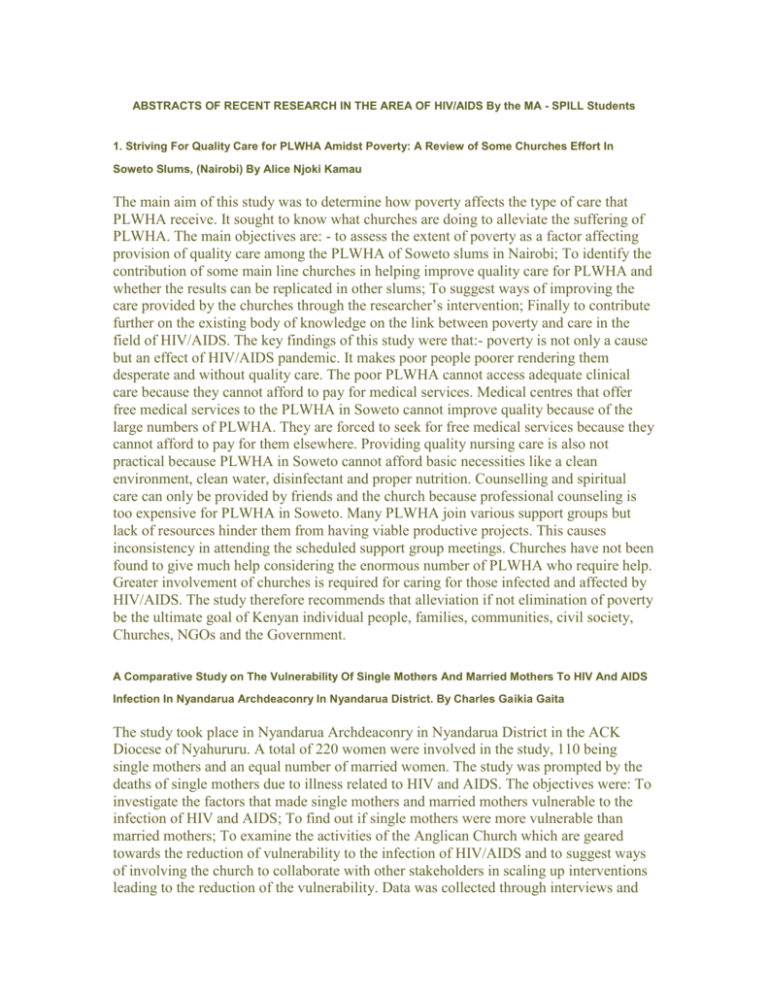 Aids 2024 Abstracts Examples Rayna Cathrine