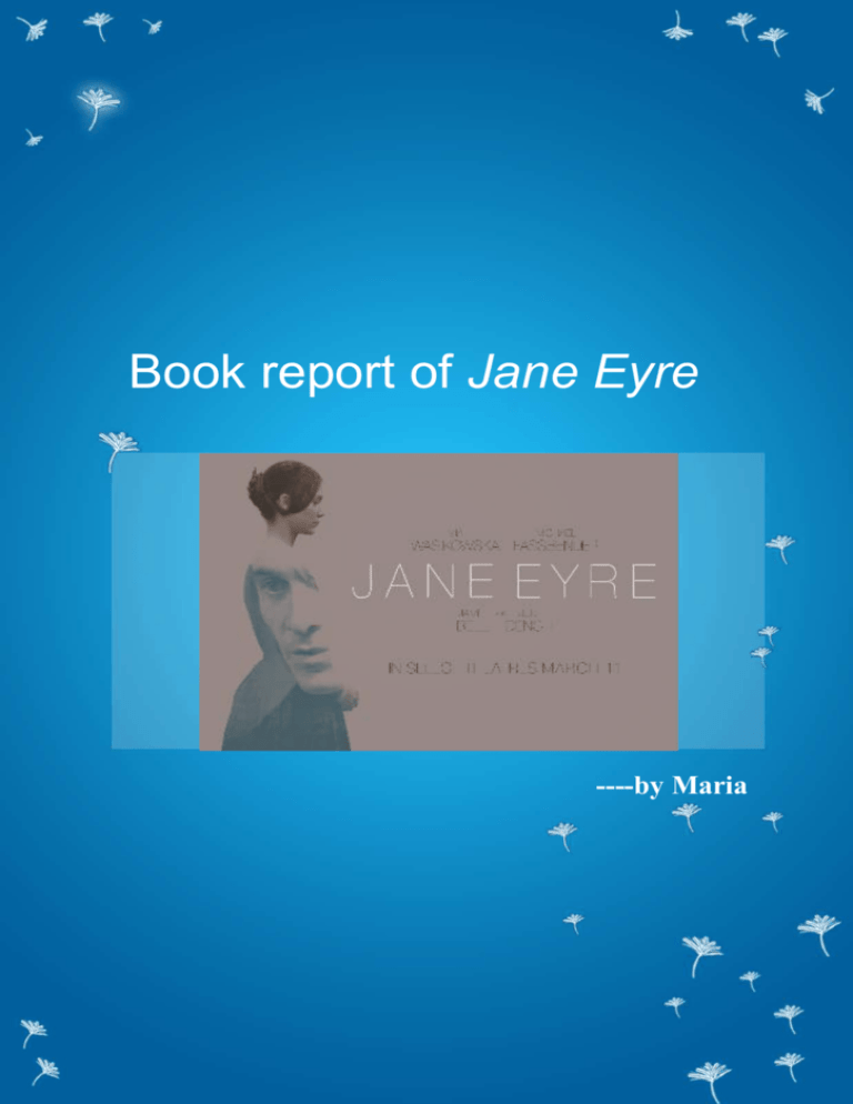 jane eyre book report