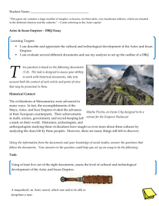 Aztec and Incan Empires – DBQ Essay.doc